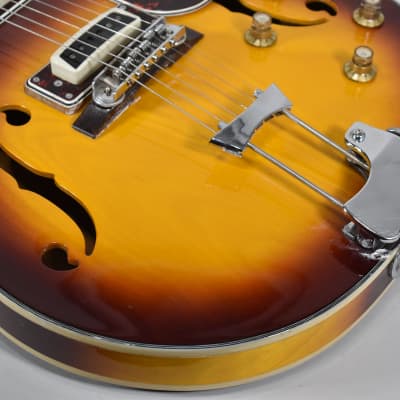 1960s Lyle Matsumoko 5102-T Sunburst Finish Hollowbody Electric Guitar image 3