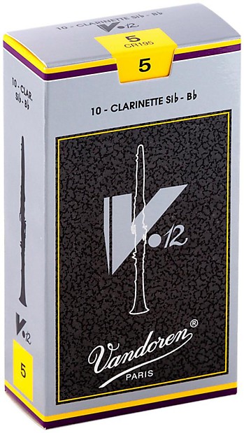 Vandoren CR195 V12 Bb Clarinet Reeds - Strength 5 (Box of 10) image 1