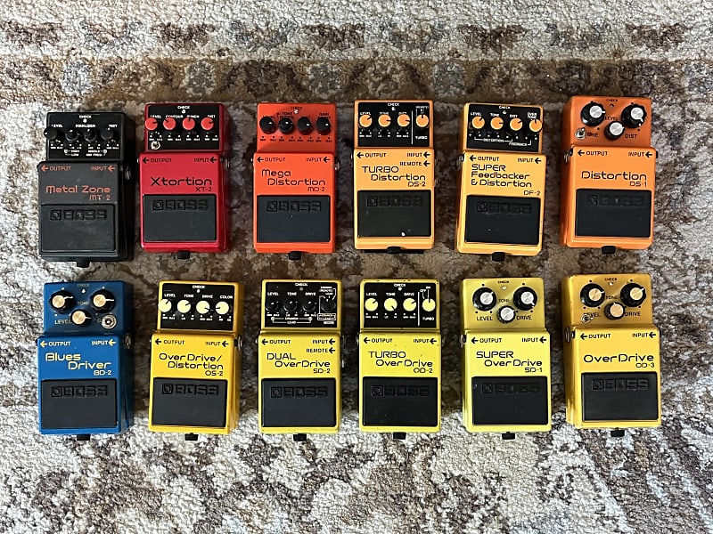 BOSS OverDrive OD-3 & Distortion DS-1セット Guitar Pedal X - GPX Blog - All-Time Personal Favourite Boss