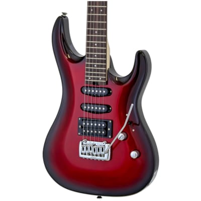 Aria Pro II Electric Guitar Metallic Red Shade image 3