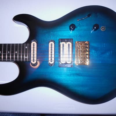 Carvin DC135 EXC Blueburst, HSS, DiMarzio upgrade, HSC - $25 discount for local pickup image 1