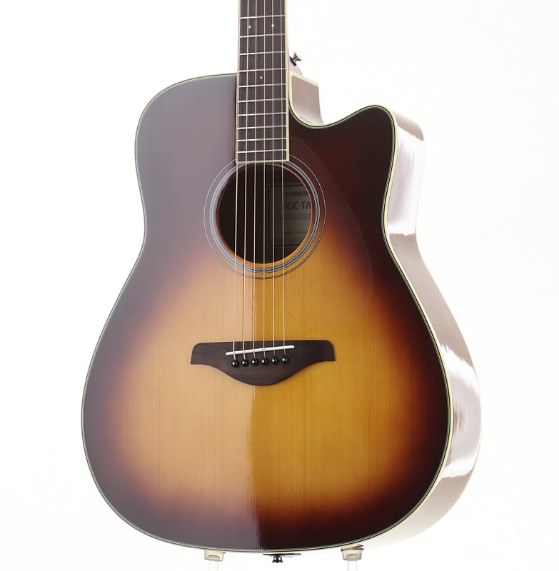 Yamaha FGC-TA Brown Sunburst Trans Acoustic Guitar