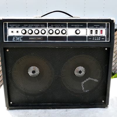 Vintage 70s EMC S110  60 Watt Solid State Guitar Amplifier - PV Music Guitar Shop Inspected, Serviced and Tested - Works / Functions / Sounds and Looks Great - Very Good Condition for sale