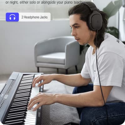 Donner DEP-20 Digital Piano 88 Weighted Keys, Hammer Action, Full Size Electric Piano Keyboard with Sustain Pedal for Beginners, Simulated Real Piano Touch image 5