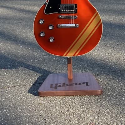 Gibson *MOD* Les Paul Standard '50s Left Handed 2021  Lefty Burnt Orange / Gold Racing Stripe image 20
