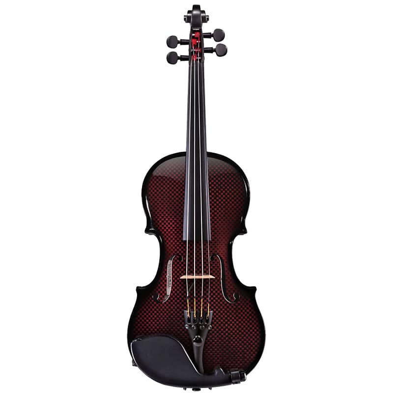 Glasser Carbon Composite Acoustic Electric 4-String Violin 4/4 size 2020s Red image 1