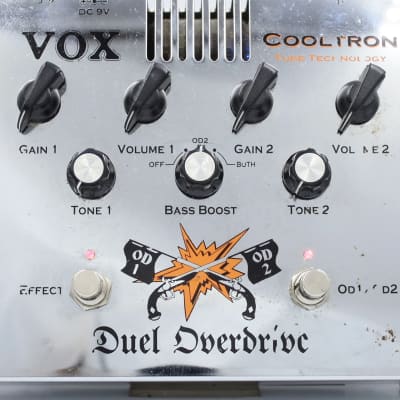 Vox Cooltron CT-07DO Duel Overdrive Tube Guitar Effect Pedal