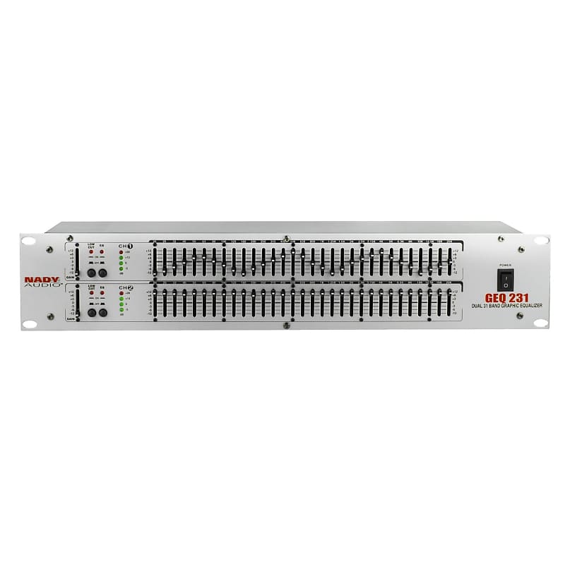 Nady GEQ-231 2-Channel 31-Band Graphic Equalizer image 1