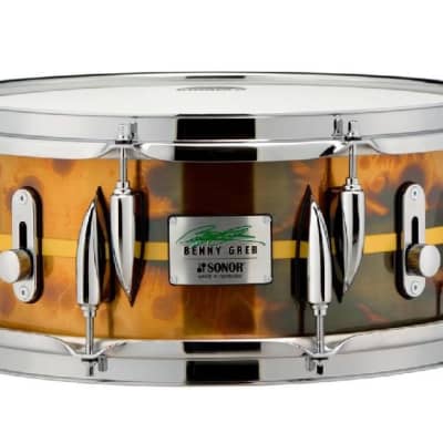 Sonor Signature Series Benny Greb Snare Drum 13x5.75 Brass image 1