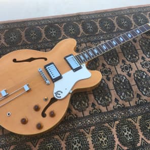 1995 Epiphone Riviera Natural MIK Peerless Korea Electric