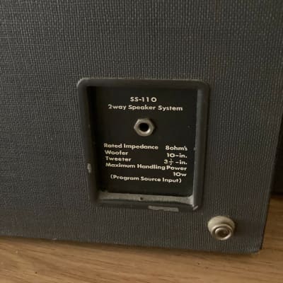 Akai SS-110 Vintage Speakers Black image 6