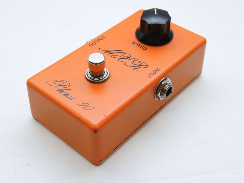 Original Vintage 1974 Script Bud Box MXR Phase 90 Guitar