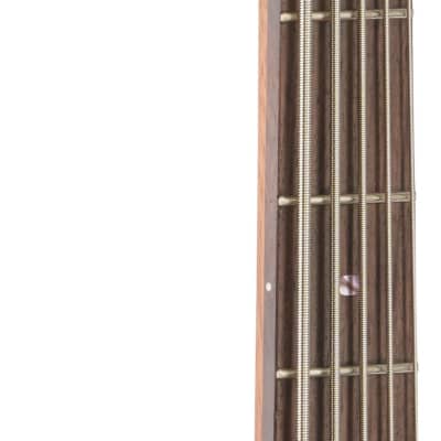 Ibanez SR605E Electric Bass, 5-String, Cosmic Blue Starburst Flat image 6