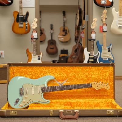 Fender Custom Shop Limited Edition '60 Stratocaster Journeyman Relic Faded/Aged Surf Green 7lbs 12oz image 2