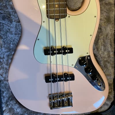 Fender FSR American Pro Jazz Bass Shell Pink Rosewood Neck image 3