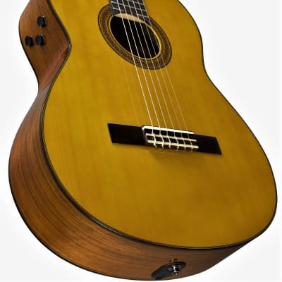 Yamaha CG TransAcoustic Solid Engleman Spruce Top Nylon String Classical Acoustic Electric Guitar, Natural image 3