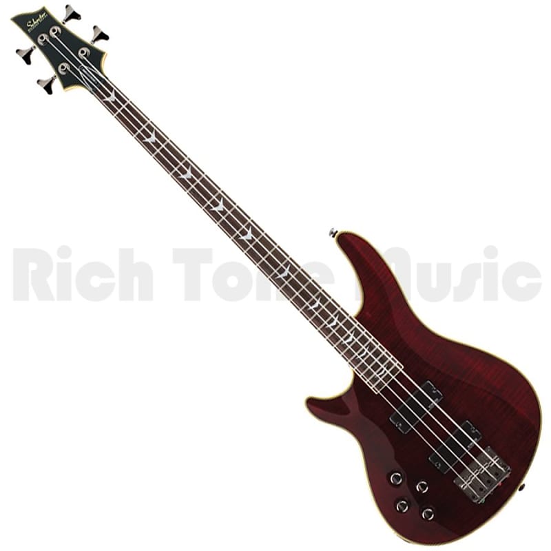 Schecter Omen Extreme-4 Left Handed - Black Cherry | Reverb UK