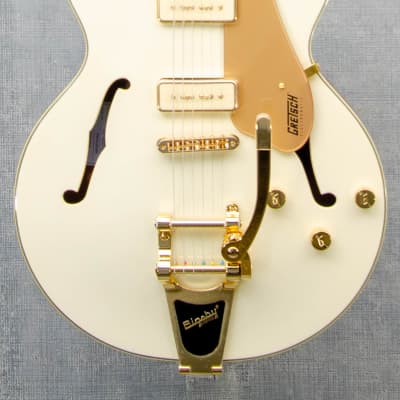 Gretsch Electromatic Pristine LTD Center Block Double-Cut with Bigsby White Gold for sale