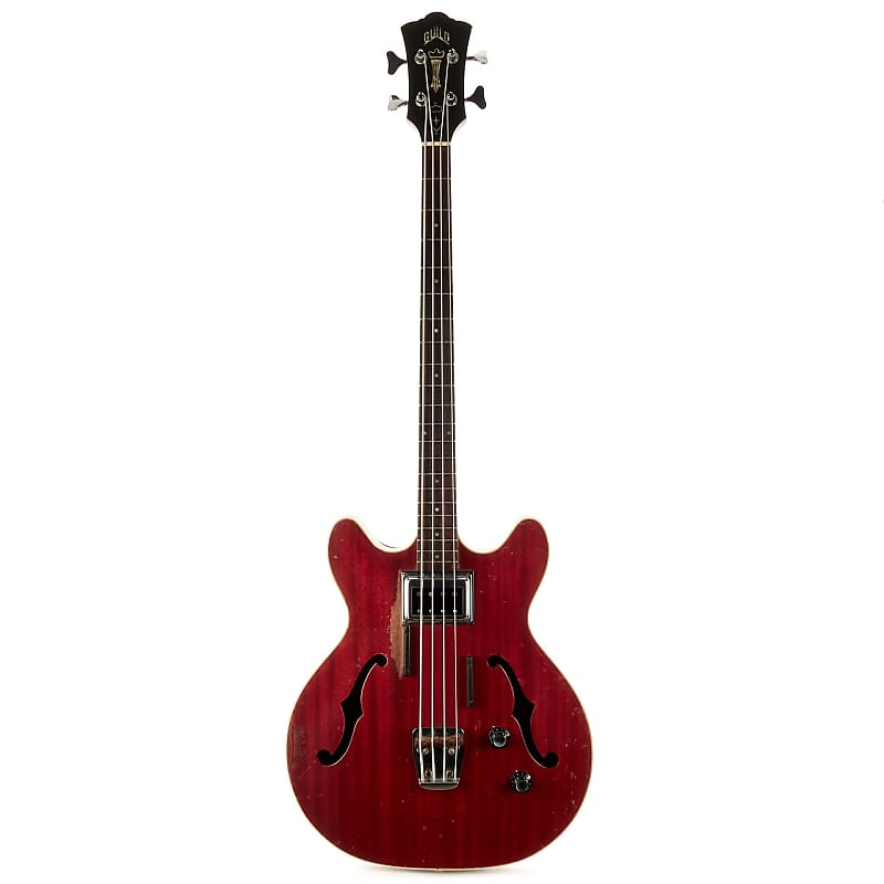 Guild Starfire Bass Cherry Red 1967 | Reverb