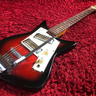 Electric Guitar Sunburst Japan Vintage Norma EG-402 image 1
