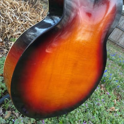 Rare Arnold Hoyer Expo 1959  Archtop Guitar Professional image 14