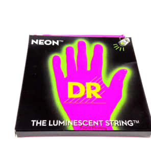 DR NPE-11 Hi-Def Coated Neon Guitar Strings - Heavy (11-50)