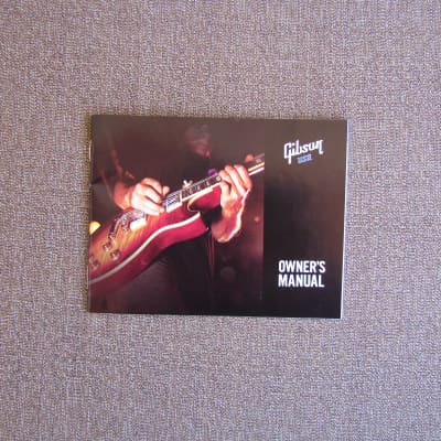 Gibson Les Paul Owners Manual 2008 Gibson Solid Body Guitar Owners Manual Excellent Condition image 1