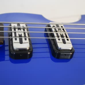 2013 Hofner Bass GL-VB-60-R Gold Label German  Lefty Blue with OHSC #6037 image 7