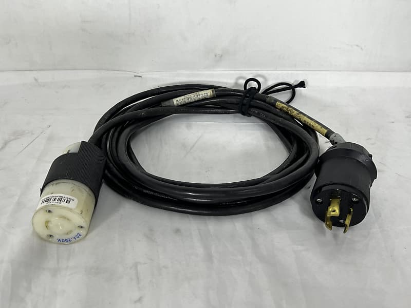 Hubbell 20A 250V 3 Pin Twist Power Cable #237055 (One) image 1