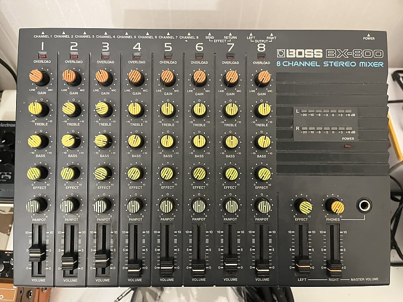 Boss BX-800 8 Channel Stereo Vintage Mixer tested from Japan
