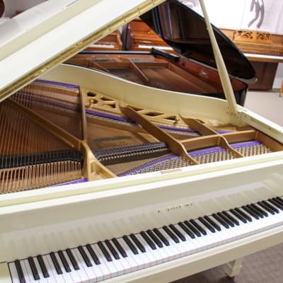 Kawai 5'10" KG2D Grand Piano| Polished White | SN: 1312204 image 5