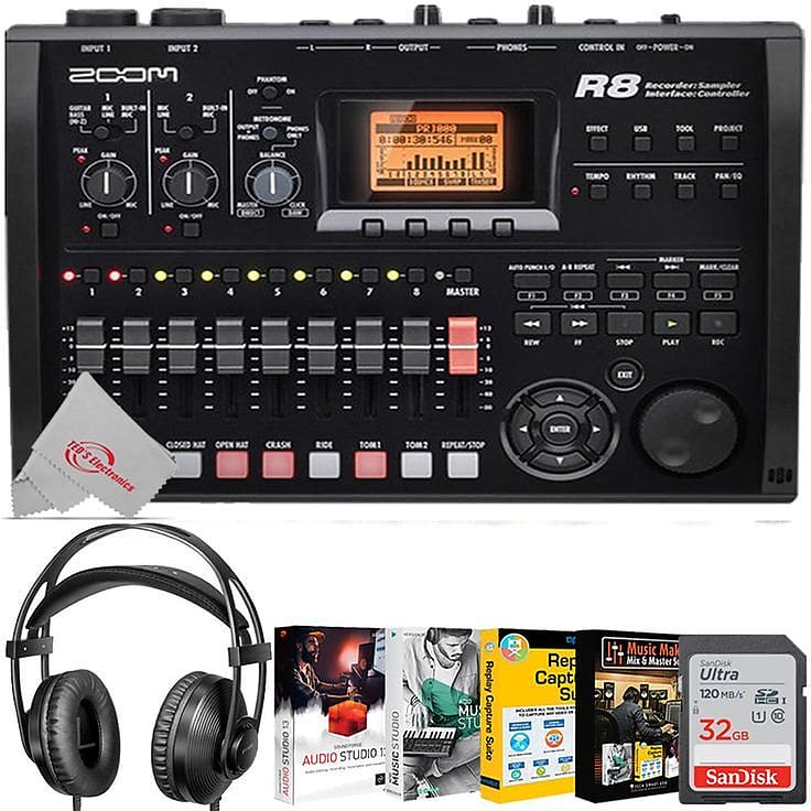 Zoom R8 8Track Digital Recorder / Interface / Controller / Reverb