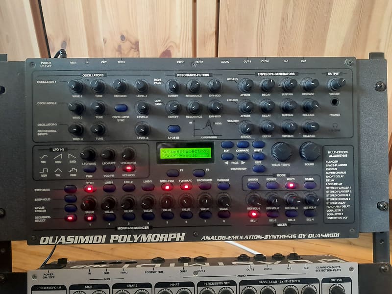Quasimidi Polymorph + Original Rack Ears – Very Good Condition image 1
