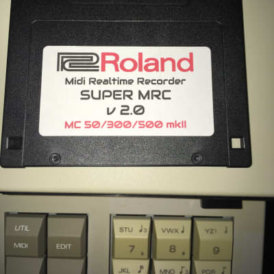 Floppy disk with OS SUPER MRC v 2.0 for Roland MC 50/300/500 and mkII