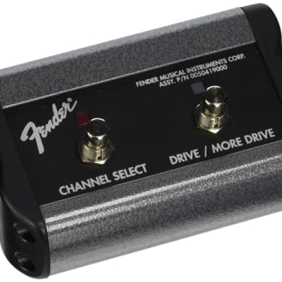 Fender 2-Button Channel/Gain/More Gain Amplifier Amp Footswitch - 099-4062-000 image 2