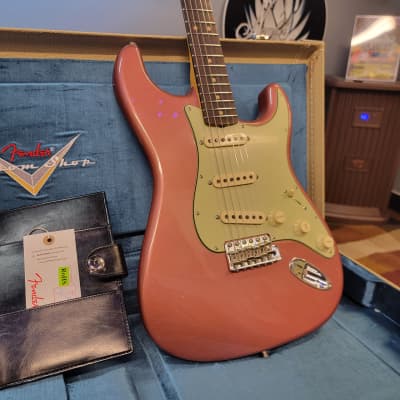Fender Limited Edition Custom Shop 64 Journeyman Relic Stratocaster - Aged Burgandy Mist w/ Hard Case image 21