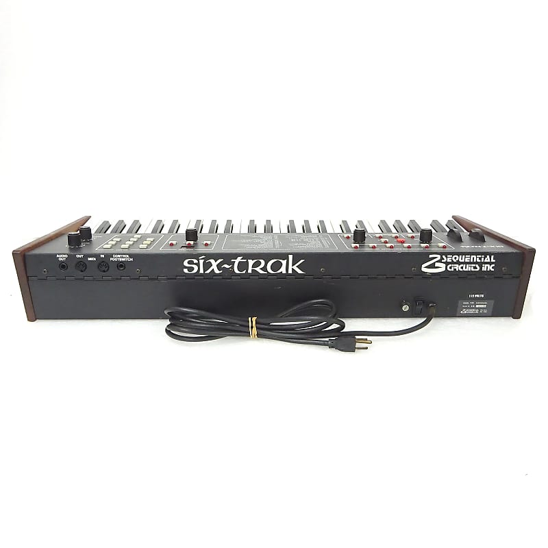 Sequential Six-Trak 49-Key 6-Voice Polyphonic Synthesizer image 2