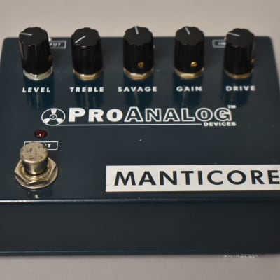 2018 ProAnalog Devices Manticore Overdrive Effect Pedal V2 Blue image 2