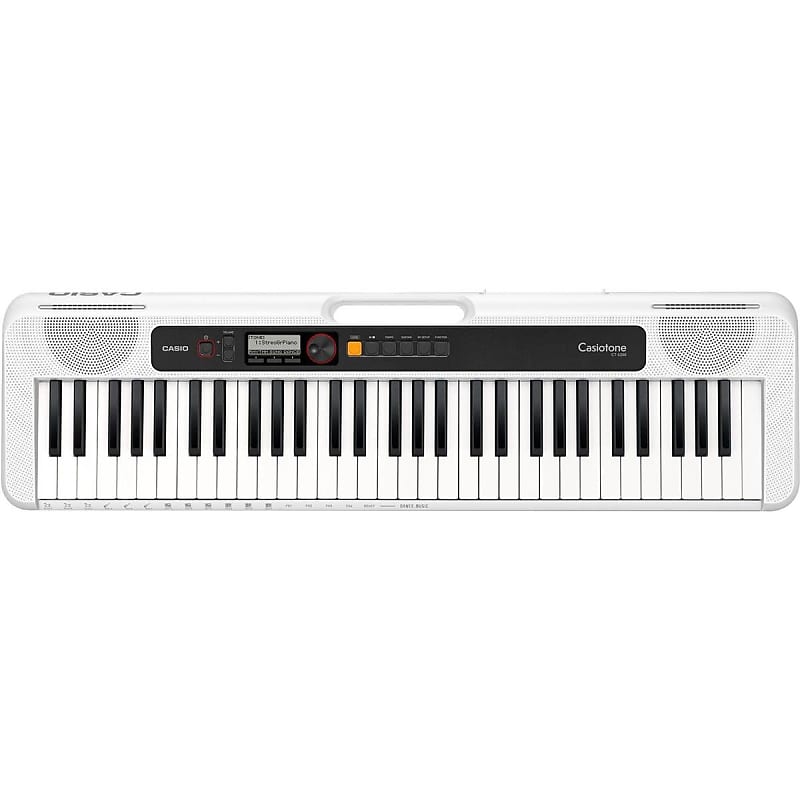 Casio CTS-200 portable keyboard 61 keys, white image 1