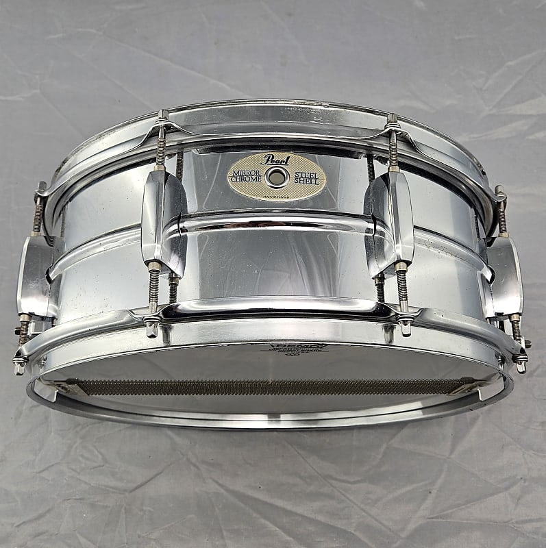 Pearl SH1455S C 14x5.5 Visions Series Sensitone 8 Lug Steel Snare Drum