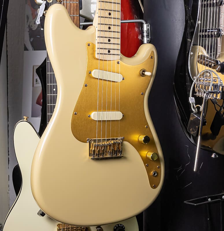 Squier Duo-Sonic 50s Desert Sand Gold Upgrade