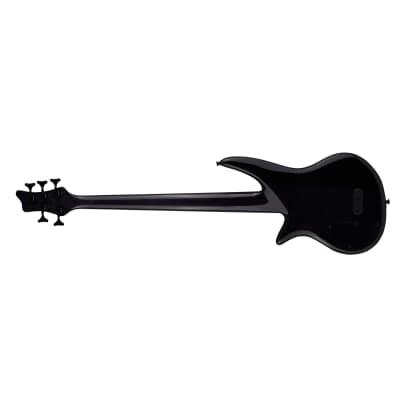 Jackson X Series Spectra Bass SBXQ V Guitar, Laurel, Transparent Black Burst image 3
