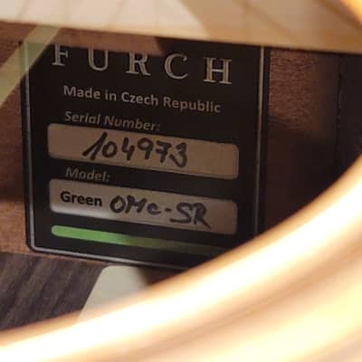Furch Green OMc SR SPA High Gloss Finish with FREE Furch Guitar Strap 104973 image 8