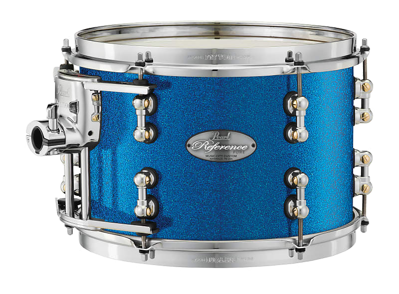 Pearl Music City Custom 16"x14" Reference Pure Series Tom VINTAGE BLUE SPARKLE RFP1614T/C424 image 1