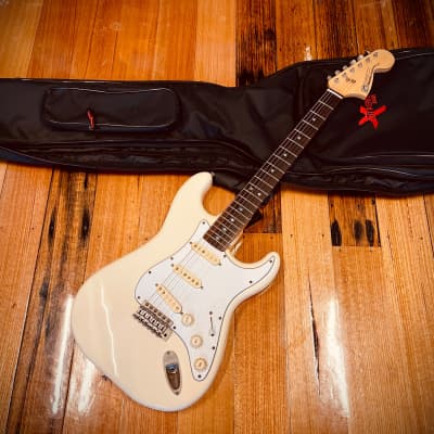 Fernandes Strat  Stone Logo for sale