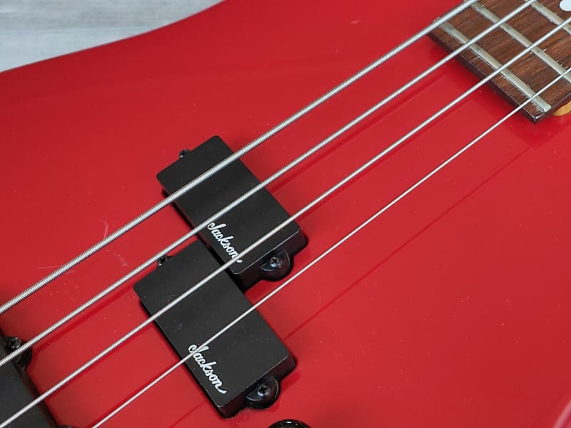 1985 Charvel Jackson Japan Model 2B PJ Bass (Red) | Reverb
