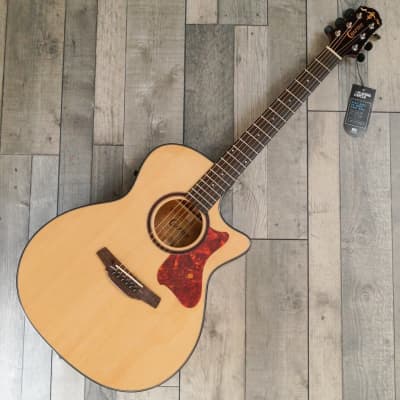 Crafter HG-500CE/N Grand Auditorium Electro Cutaway Acoustic Guitar, Gloss Natural image 2