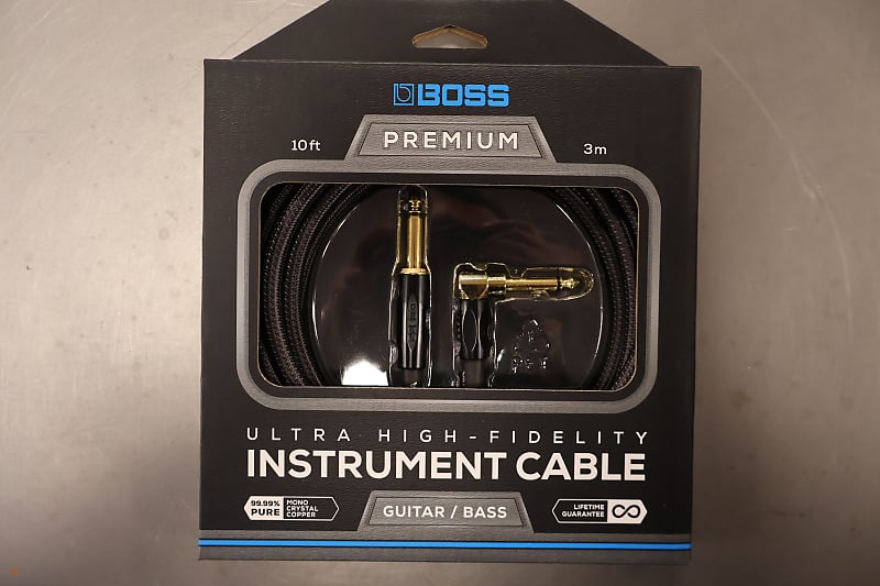 Boss BIC-P10A Premium Instrument Cable 3M | Reverb