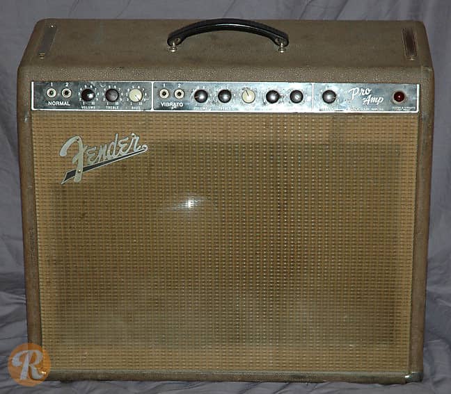 Fender Pro Amp 1962 Brown Tolex – Guitar Gallery of Alabama