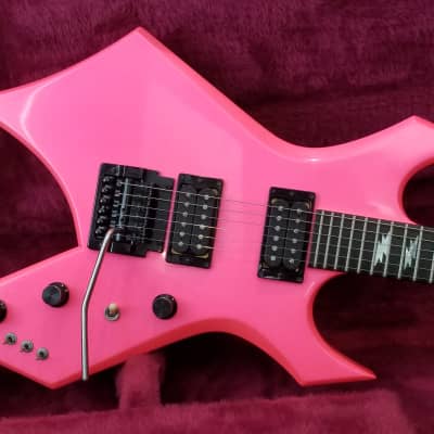 B.C. Rich Warlock USA Custom Shop 1980's Hot Pink One of a kind